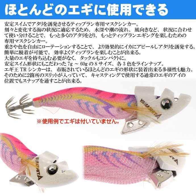 エギ王 TRシンカー 30g F 夜光 エギ後付けオモリ 2個入 YAMASHITA