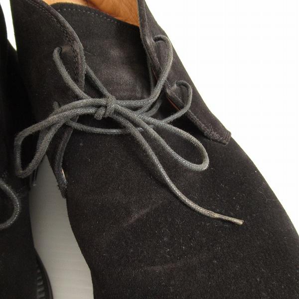 FERRAGAMO（フェラガモ） #wns チャッカブーツ 7 1/2 2E 黒 スエード