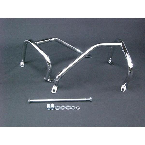 プリティーレーシング製】GSX400E ゴキ/ザリ メッキエンジンガード