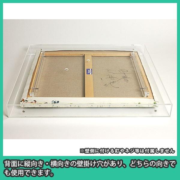油彩キャンバス F8 額縁 壁掛け ケース ボックス 箱型 奥行 絵画 油絵