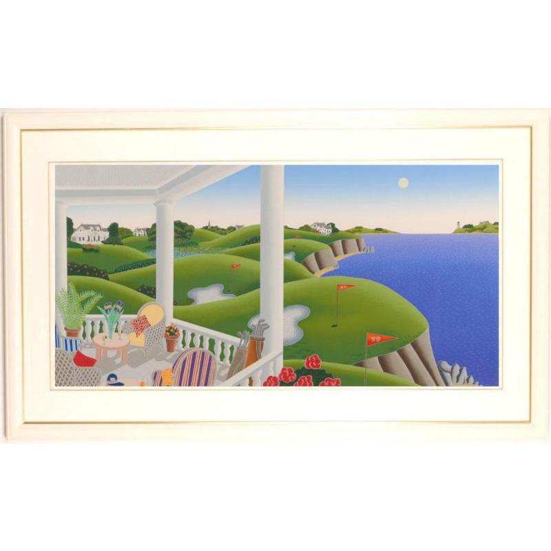 トーマス・マックナイト ゴルフ 海 絵画 風景画 アメリカ インテリア