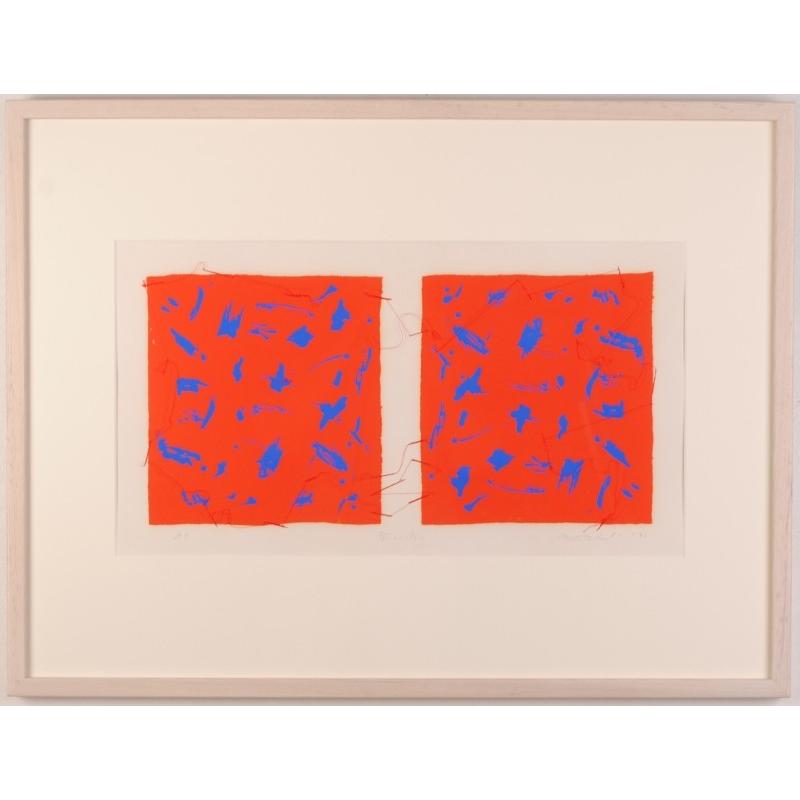 現代アート 絵画 抽象画 モダンアート 絵 リトグラフ 版画 コラージュ