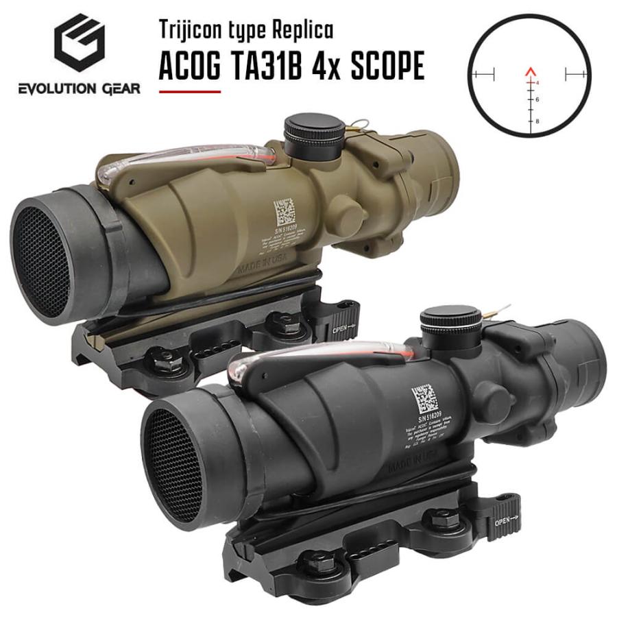 EVOLUTION GEAR製 Trijicon TA31B ACOG 4倍 ライフル スコープ