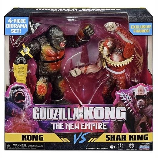 プレイメイトトイズ】 ゴジラ×コング 新しい帝国 コングVSスカーキング