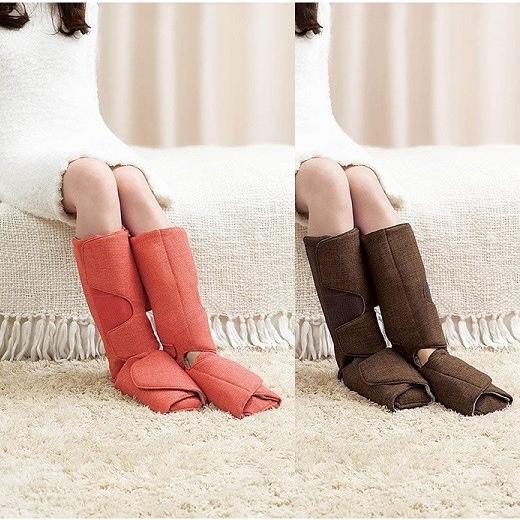 omron】オムロン エアマッサージャ HM-261 ブラウン/レッド エアー