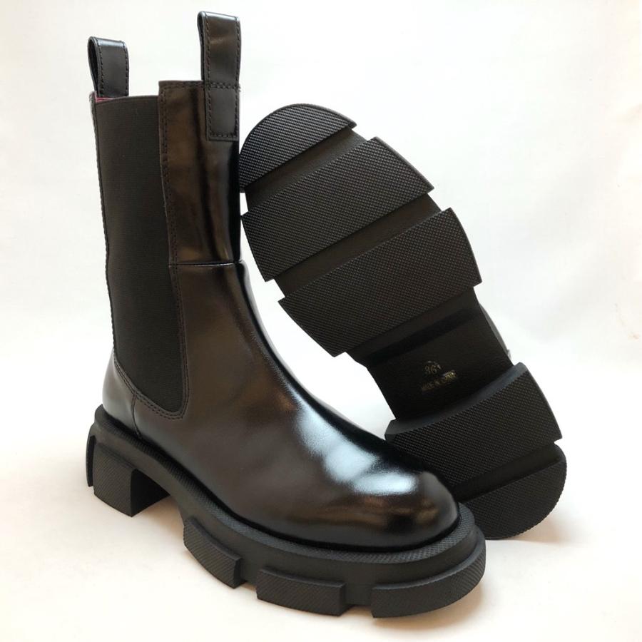 MANA（マナ） ブーツ ショート サイドゴア 厚底 靴 518029 : あかい靴