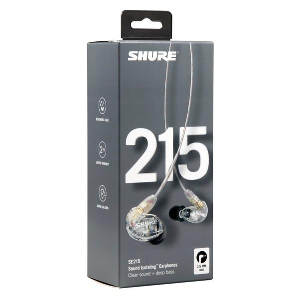 SHURE（シュア） SHURE SE215-CL-A クリア カナル型イヤホン 正規販売