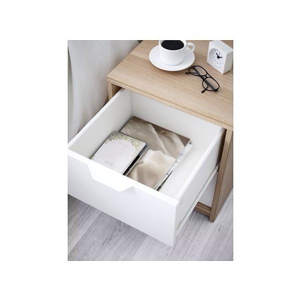 イケア（IKEA） 2段収納チェスト ベッドサイドテーブル チェスト