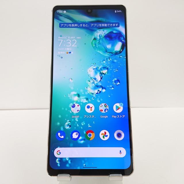 AQUOS zero6 SHG04 au ホワイト 送料無料 即決 本体 c01971 : アーク