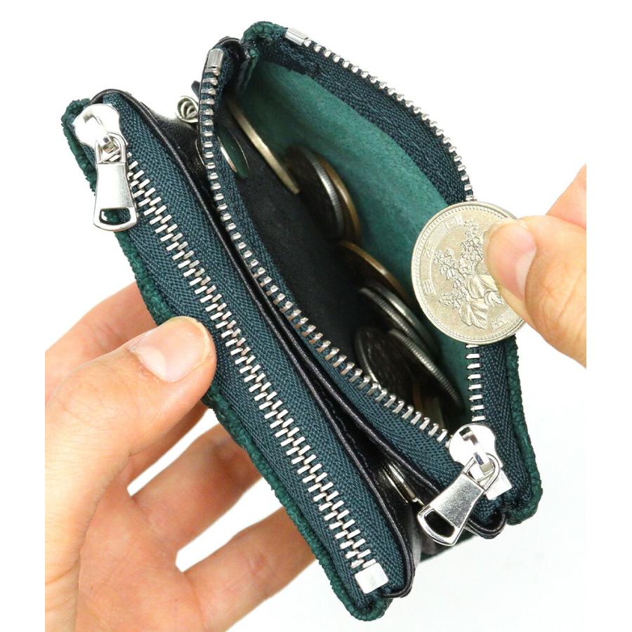 象革 ZOO ズー エレファントレザー メンズ キーケース 二つ折り財布