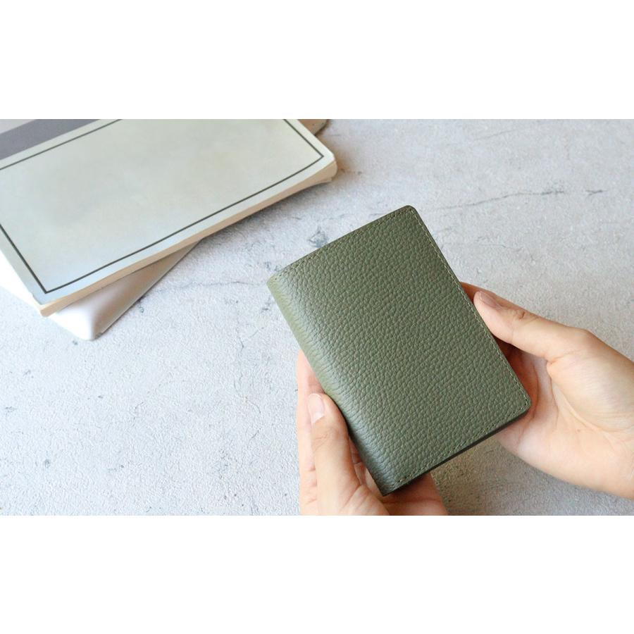 NICOLE（ニコル） 二つ折り財布 薄型 縦型 SLIM スリム ダスティ