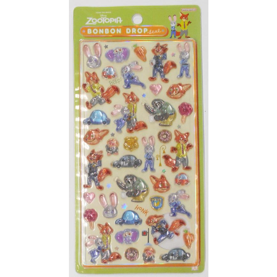 サンスター文具 ズートピア BONBON DROP SEAL ボンボンドロップシール