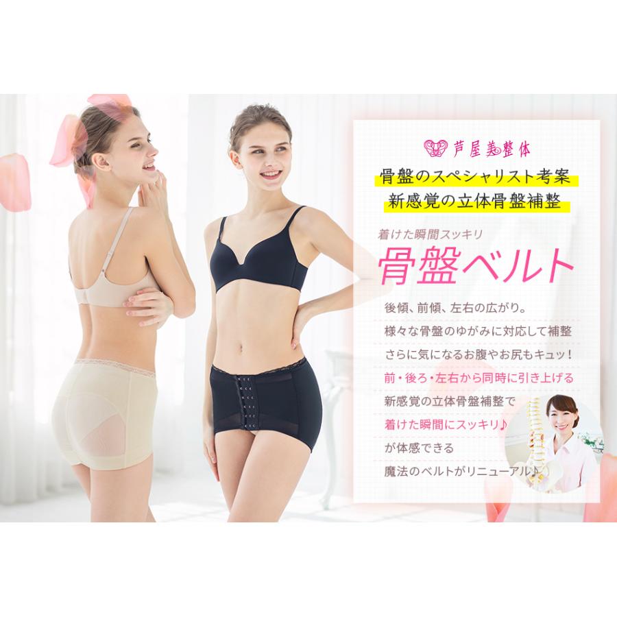 芦屋美整体 腰楽骨盤スッキリベルトプラス 2019年モデル 2枚 骨盤