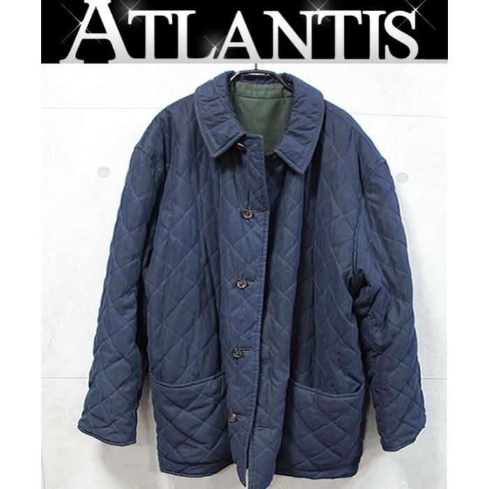 HERMES（エルメス） SALE メンズ キルティング ジャケット ネイビー系