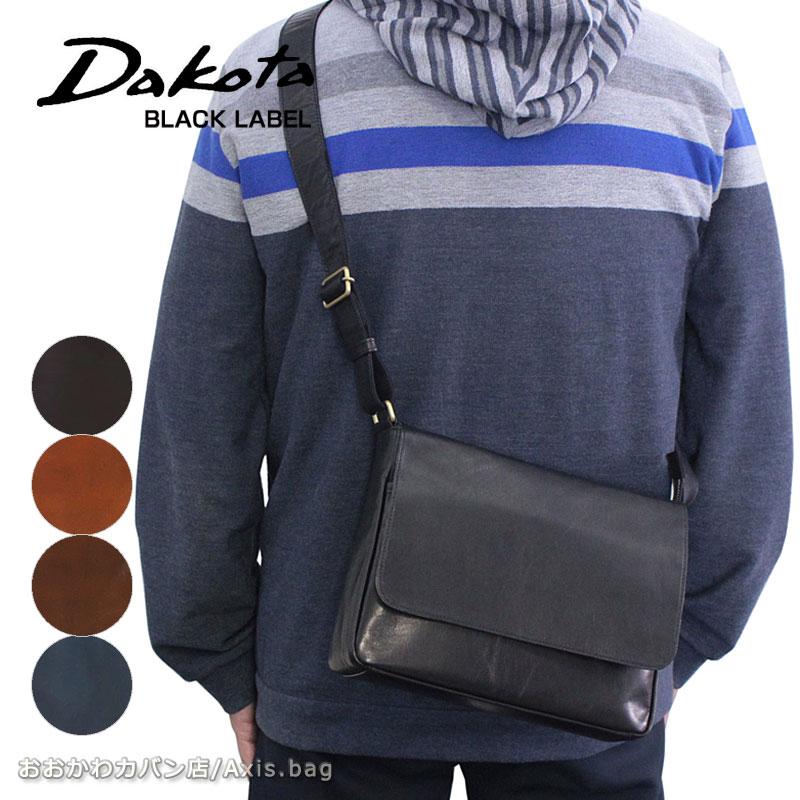 Dakota BLACK LABEL ダコタ ブラック レーベル 馬革 フラップ付き 横型