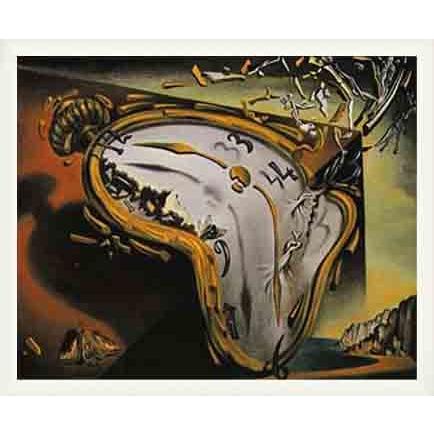 柔らかい時計（サルバドール ダリ） 額装品 ウッドベーシックフレーム