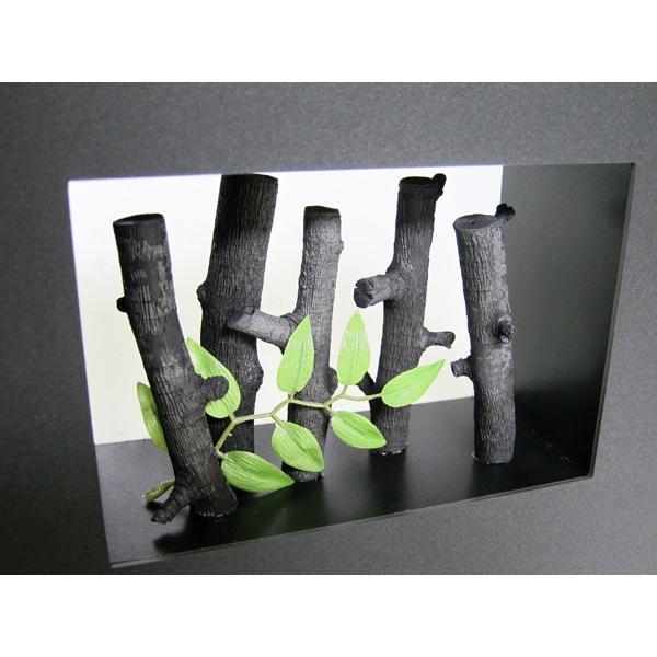 炭アート/パネル/りんご炭【IN3034】W75XH25XD9.6cm : ハイベル