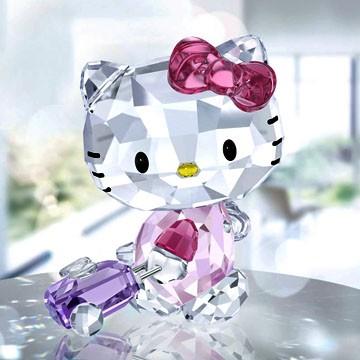 スワロフスキー 置物（Swarovski） ハロー キティ Hello Kitty