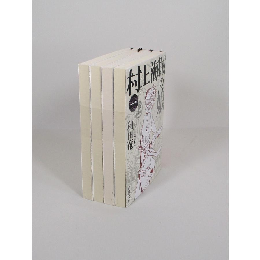 村上海賊の娘 全4巻 新潮 文庫 和田竜 全巻 セット 全巻、表紙