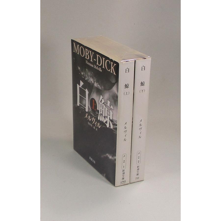 白鯨 MOBYーDICK 上下 下巻は旧巻 メルヴィル 田中西二郎 新潮文庫