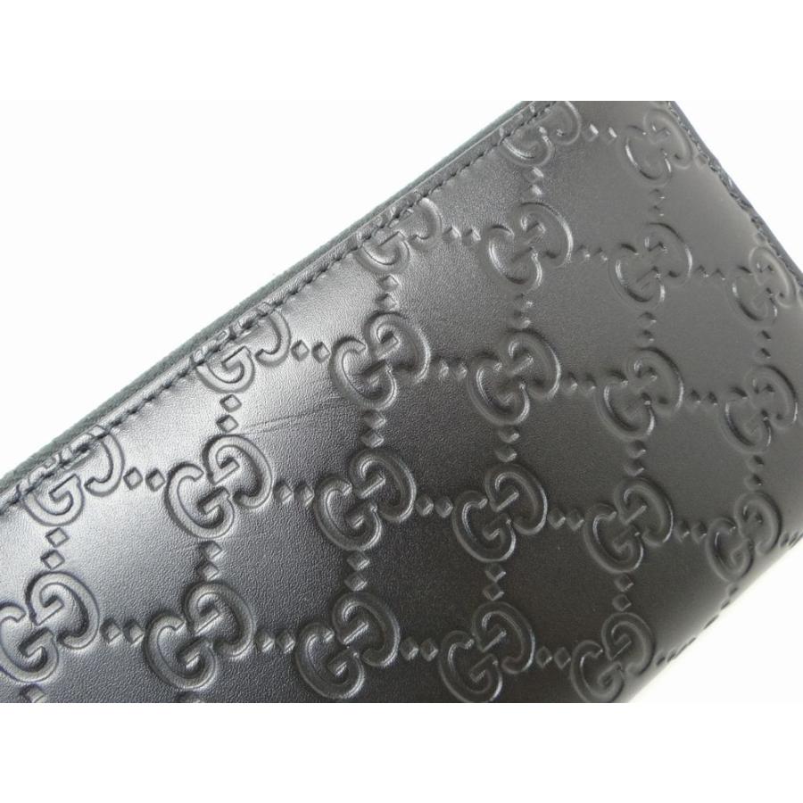 グッチシマ GUCCI グッチ 473928 レザー ラウンドファスナー長財布