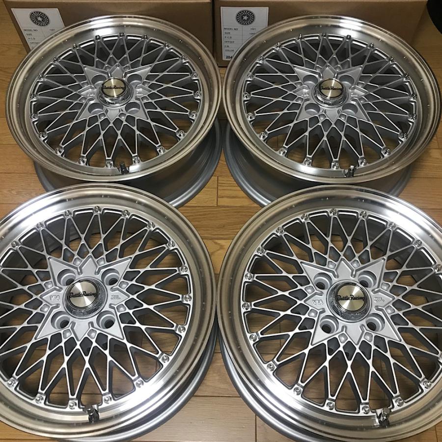 旧車 街道レーサー 暴走族 走り屋系メッシュホイール 15×5.5J/+35