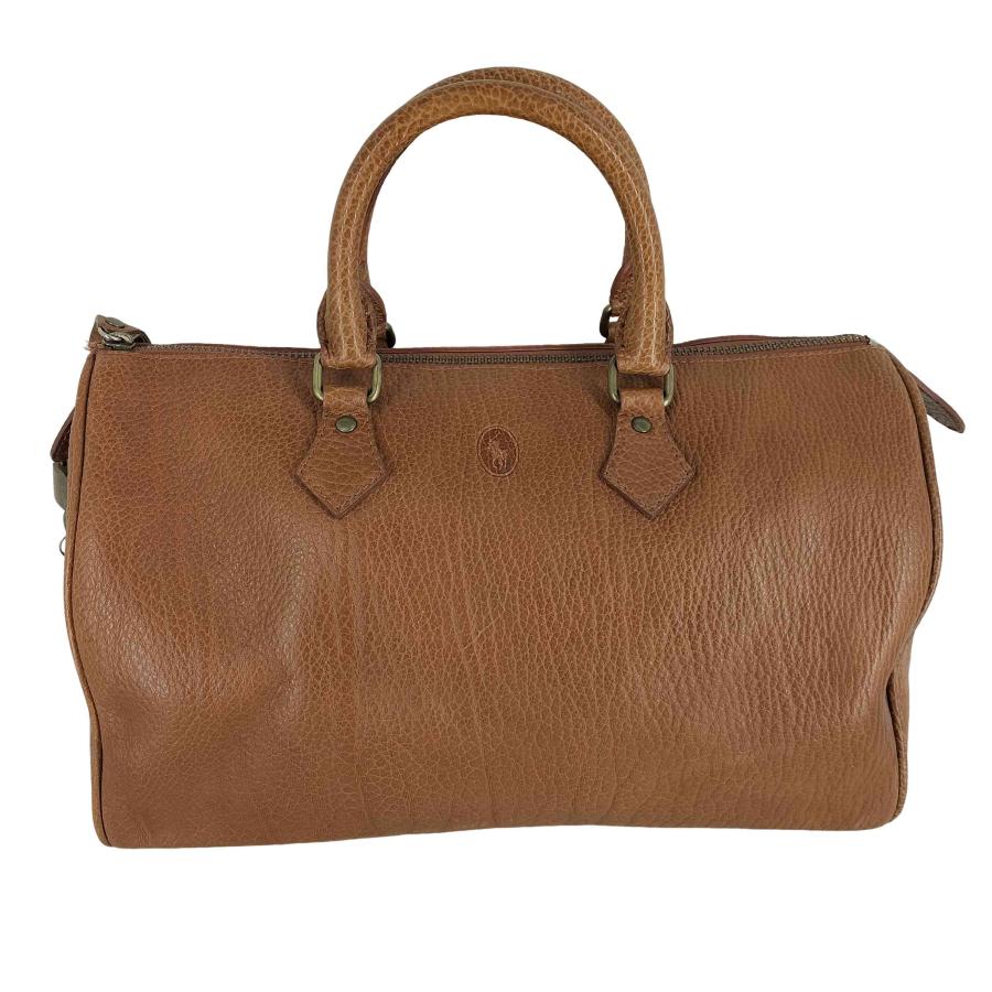 RALPH LAUREN(ラルフローレン) シボ革 ミニボストンバッグ メンズ 表記