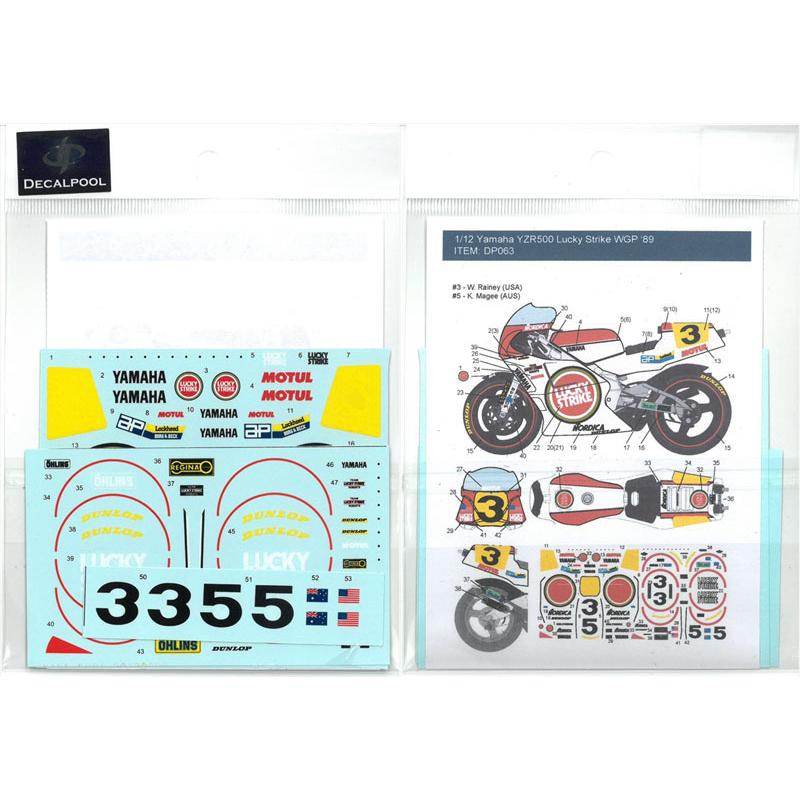 1/12 ヤマハ YZR500 ラッキーストライク K. Magee & W. Rainey '89