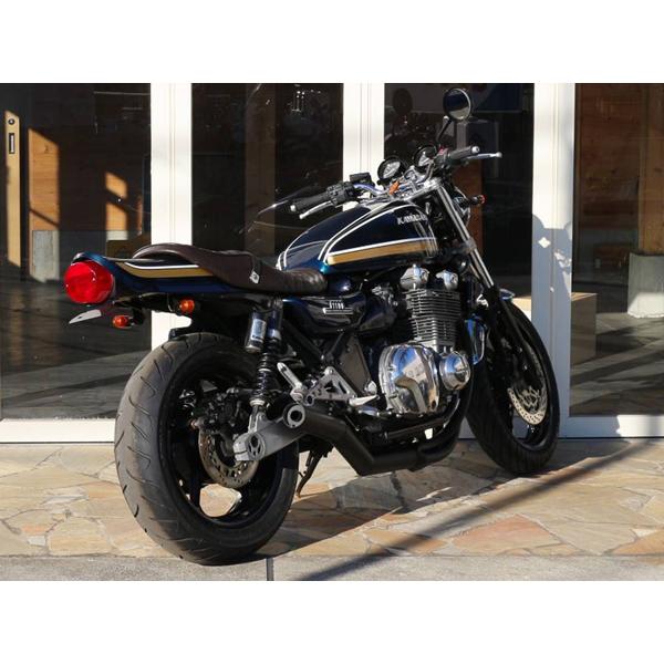 ゼファー1100 マフラー オリジナル手曲げ ショート管 バリ管