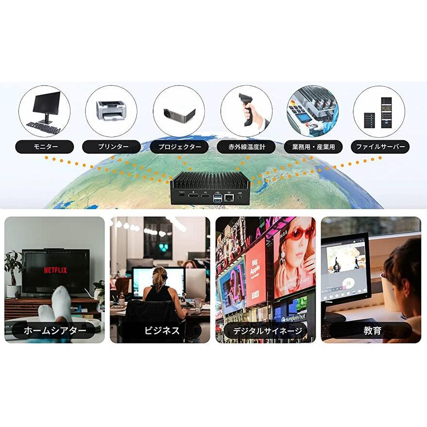 Skynew ミニpc windows11 ファンレス デスクトップパソコン 新品 ミニ