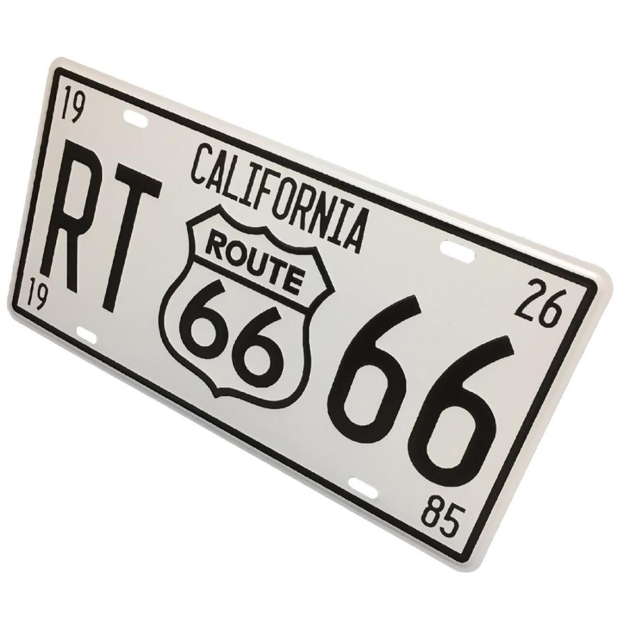 ルート66 ROUTE66 スチール おしゃれ ナンバープレート アメリカ雑貨