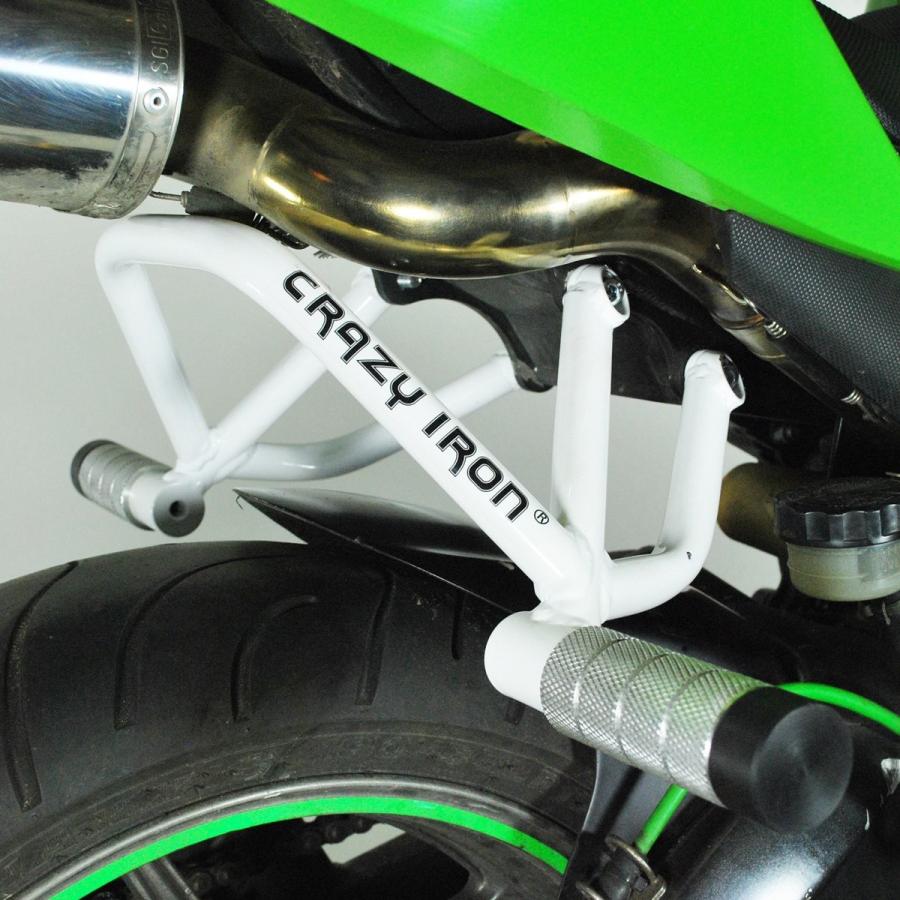 カワサキ ZX-6R 05-06 リア スタントケージ ガード CRAZY IRON [輸入