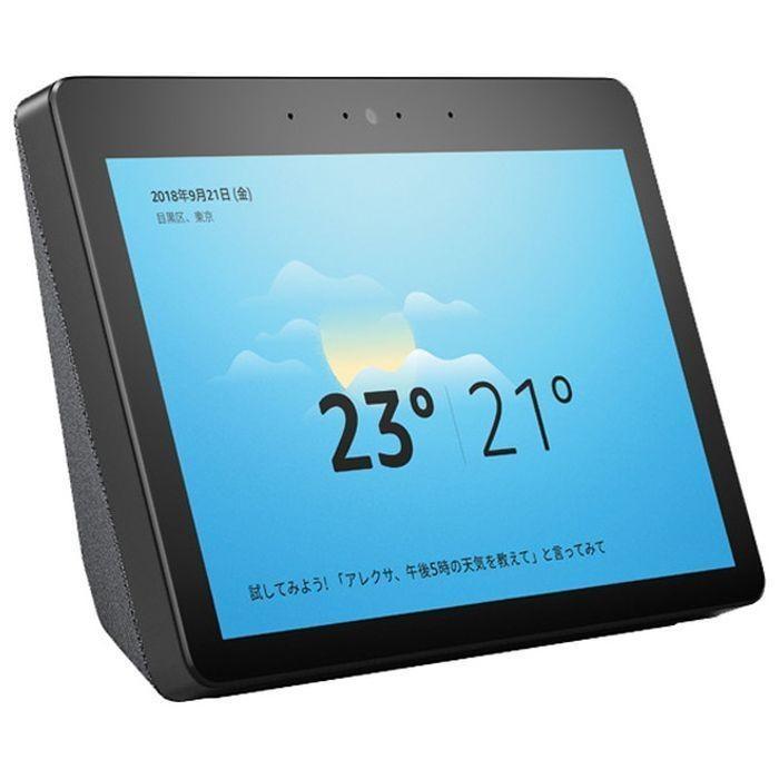 第2世代 スクリーン付きスマートスピーカー with Alexa チャコール