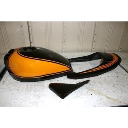 ゼファーχ ZIIイエローボール仕様 図面つき塗料セット : バイク