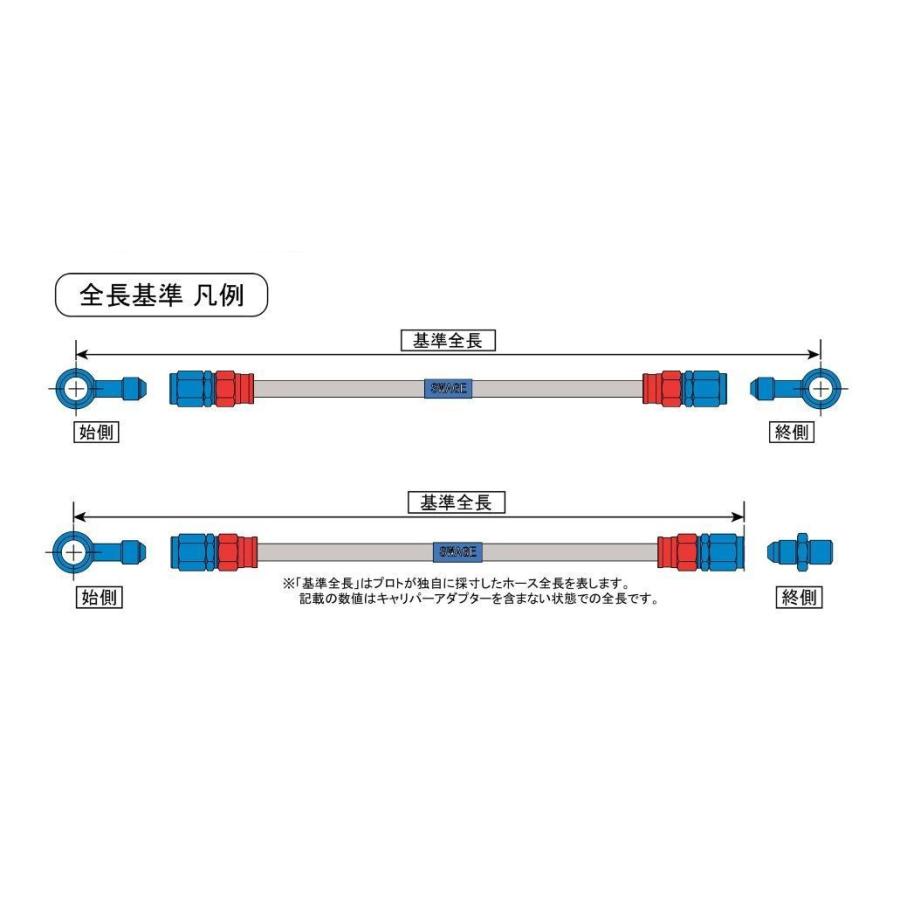 ZX-10 メッシュ クラッチホース ゴールド&ブルー/ブラックホース ス