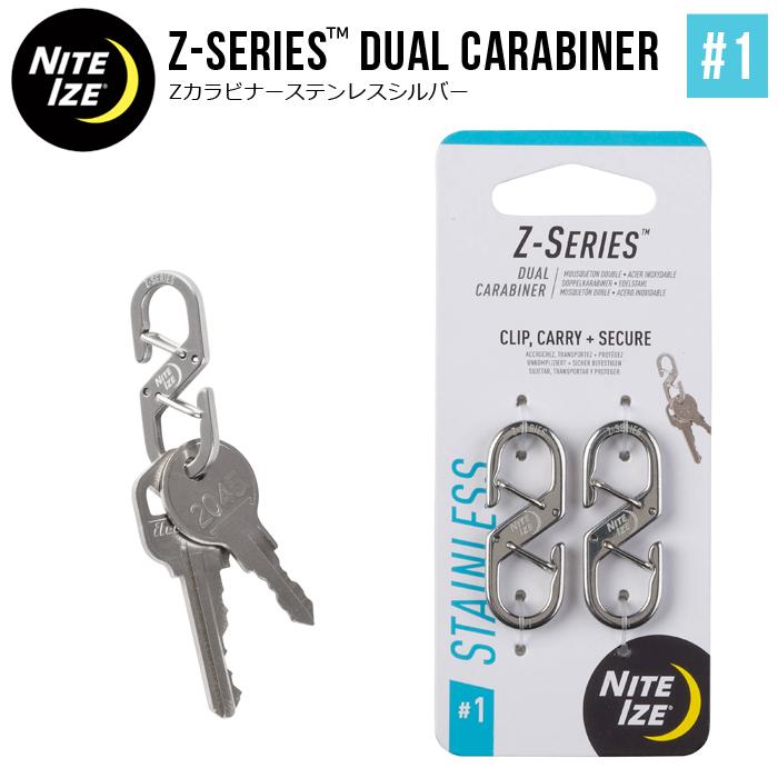 NITE IZE（ナイトアイズ） Zカラビナー 2個入り #1 キーリング Z