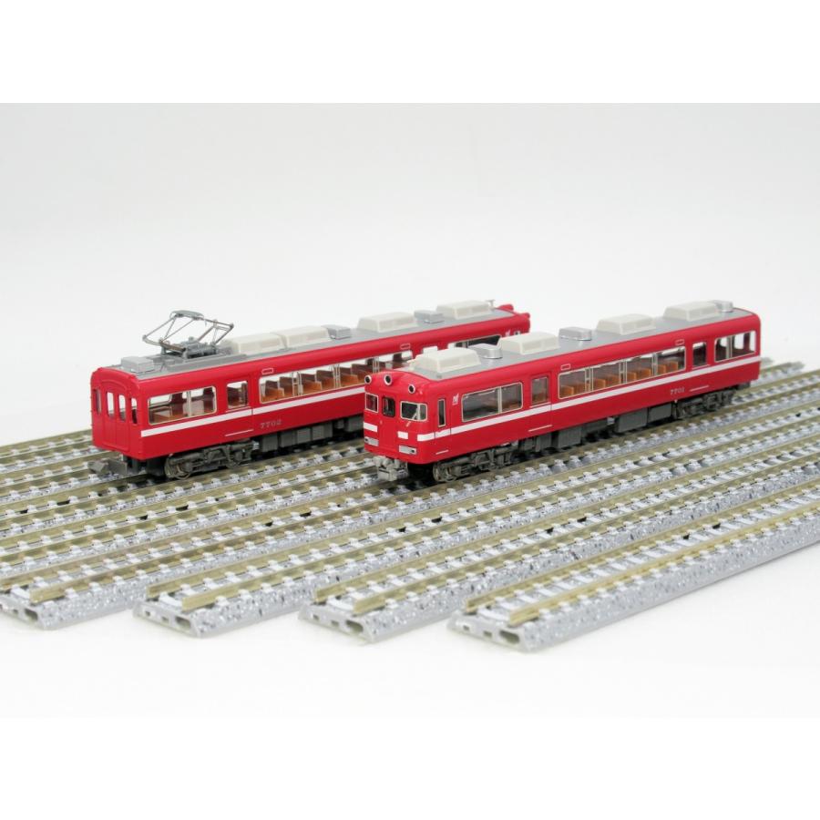 グリーンマックス 30350 名鉄7700系白帯車(妻面窓付き)基本2両編成