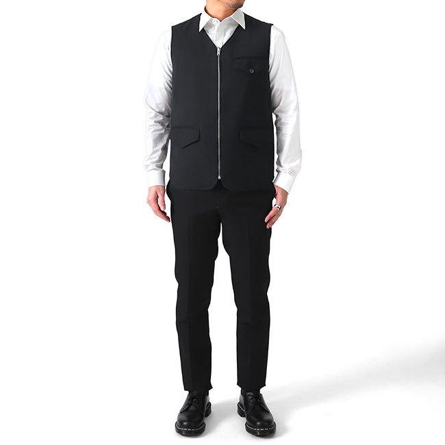 TIME SALE] THE RERACS ザ リラクス 中綿キルト ジップアップ ウール