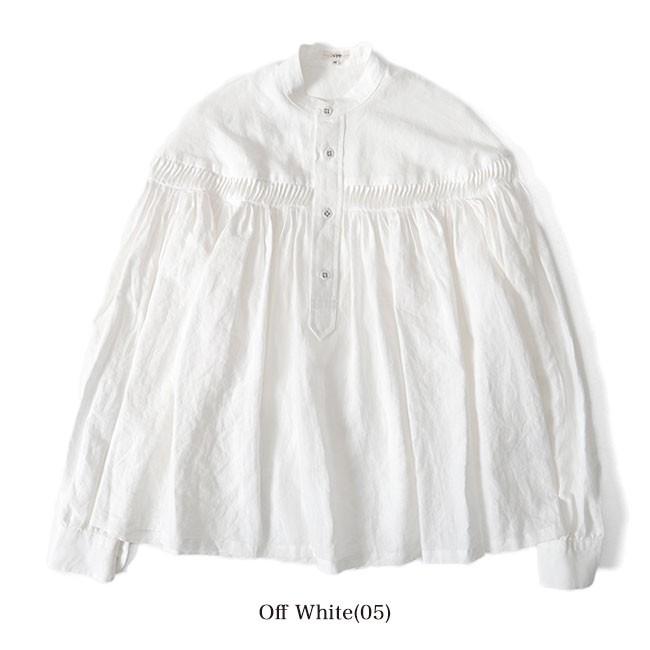 Scye（サイ） リネン ピンタックブラウス1220-31038 1221-31005 リネン