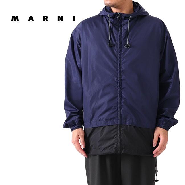 MARNI（マルニ） 切り替え 2トーン ナイロンパーカー JUMU0046QS
