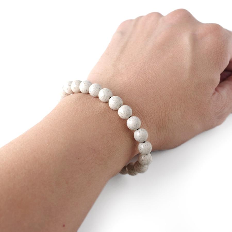 GOLD STONE 北投石 ブレスレット メンズ レディース 8mm 台湾産