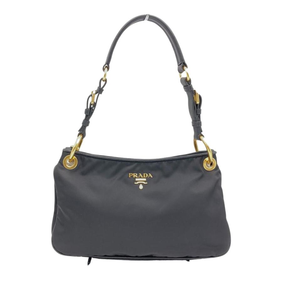 PRADA（プラダ） ショルダーバッグ ナイロン BR4894 ブラック ロゴ