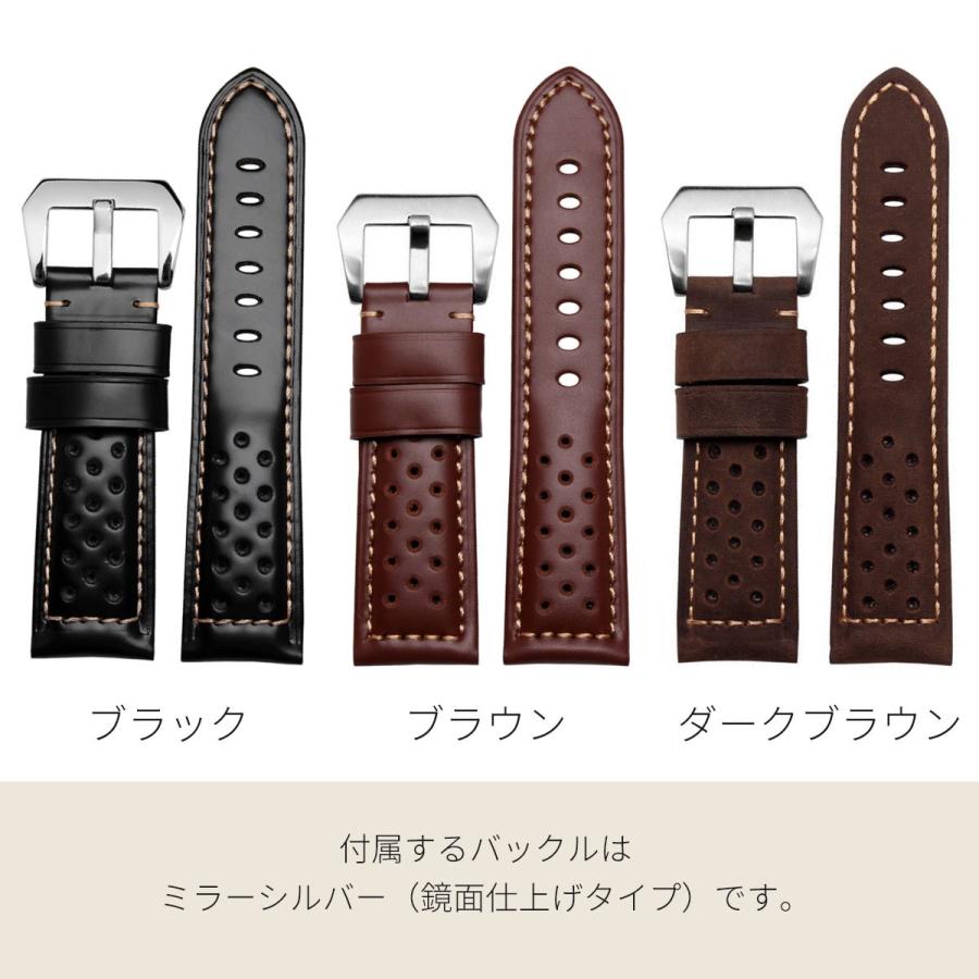 For PANERAIレザーベルト 幅22mm/24mm/26mm LB292 : Googoods