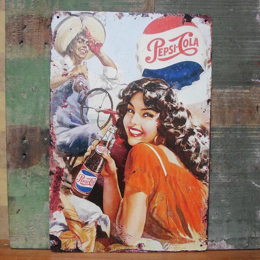 PEPSI（ペプシ） ペプシコーラ アメリカンサインボード PEPSI COLA