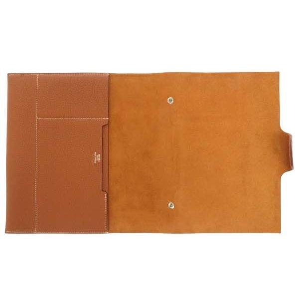 HERMES（エルメス） ノートカバー ユリスネオMM ゴールド×シルバー金具