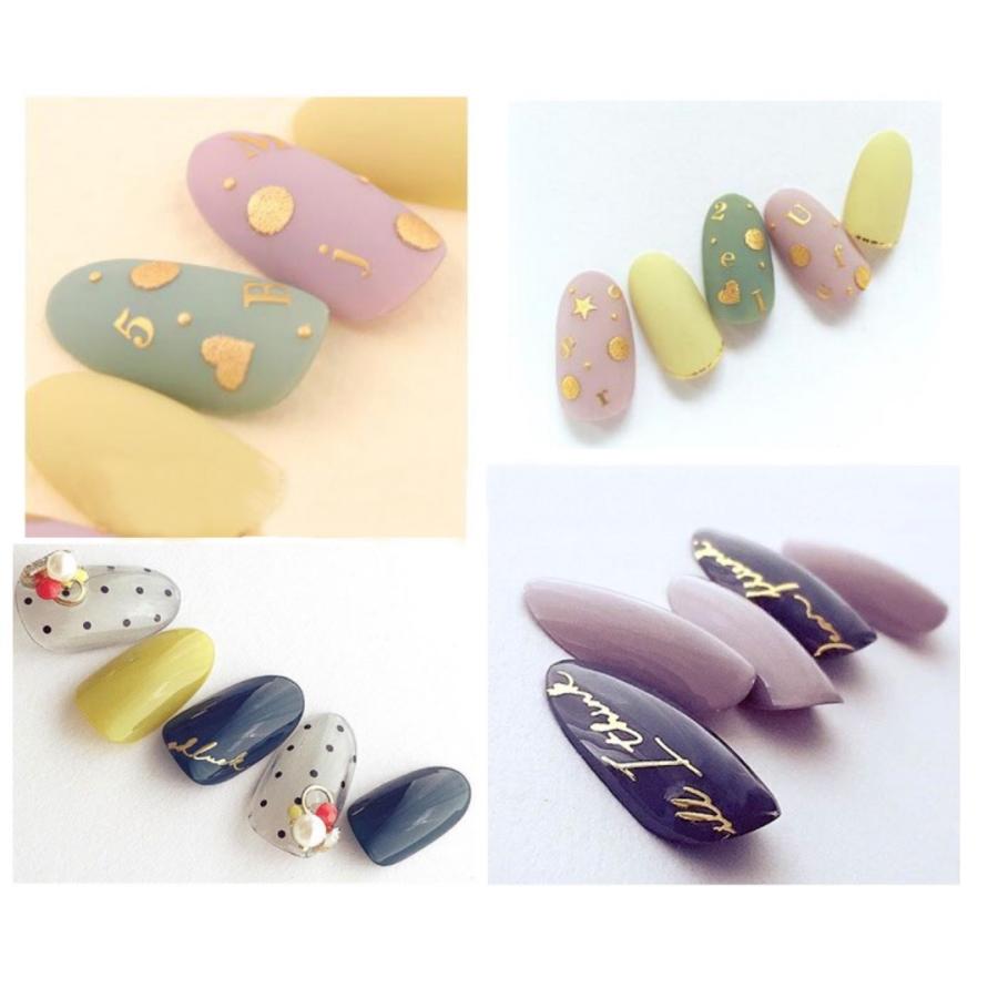 ☘️ギア ネイルステッカー ネイルアートパーツ 4種類 gapou_9999-9584