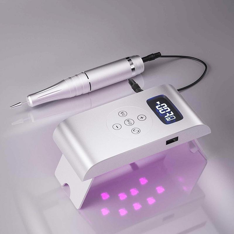 UVライト付き充電式ネイルマシーン AST ネイルライト UVライト レジン