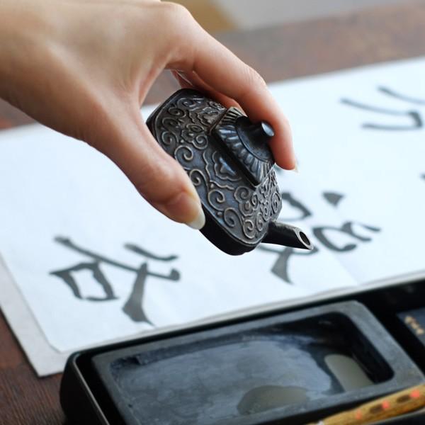 水滴 書道 高岡銅器 角瓶 : がらんどう 手仕事品と贈り物 - 通販