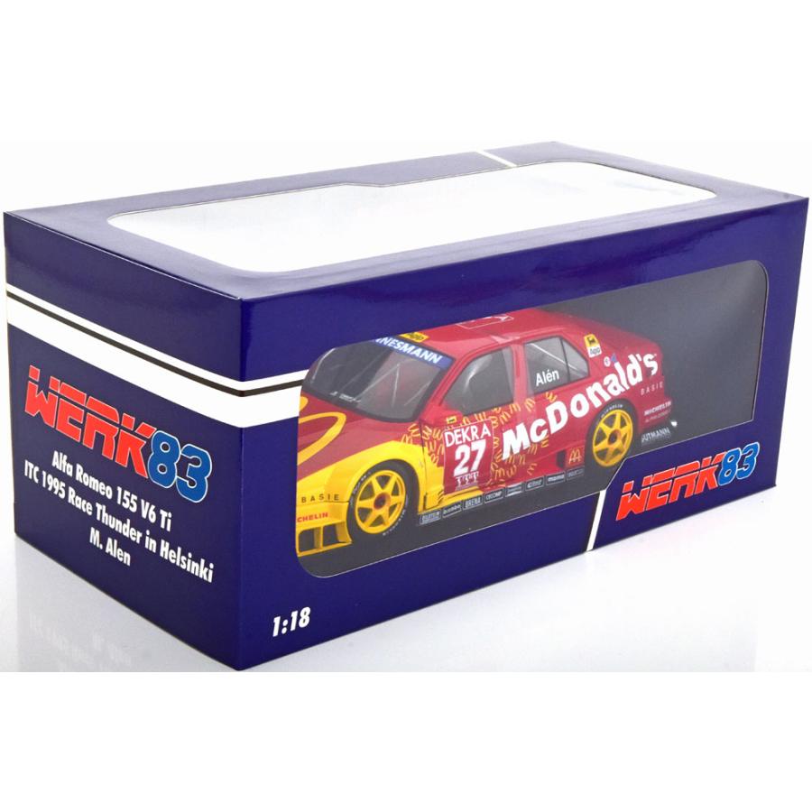 セール！ Werk83 1/18 Alfa Romeo 155 V6 TI #27 DTM ITC 1995 Mc