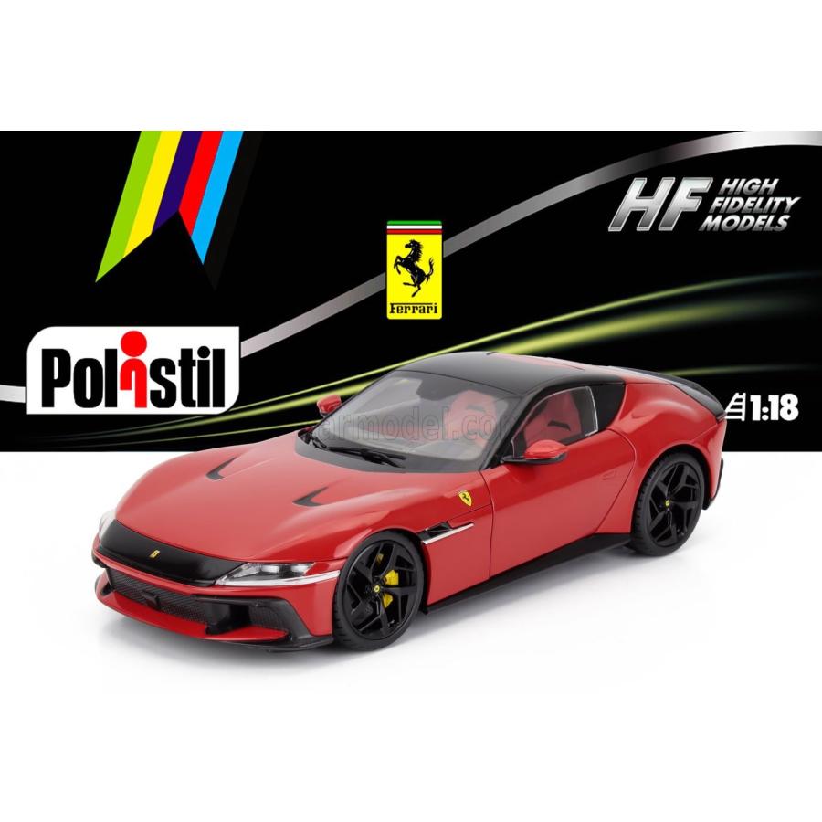 B.B.R ＜予約品＞ POLISTIL 1/18 Ferrari 12CILINDRI 2024 Rosso corsa
